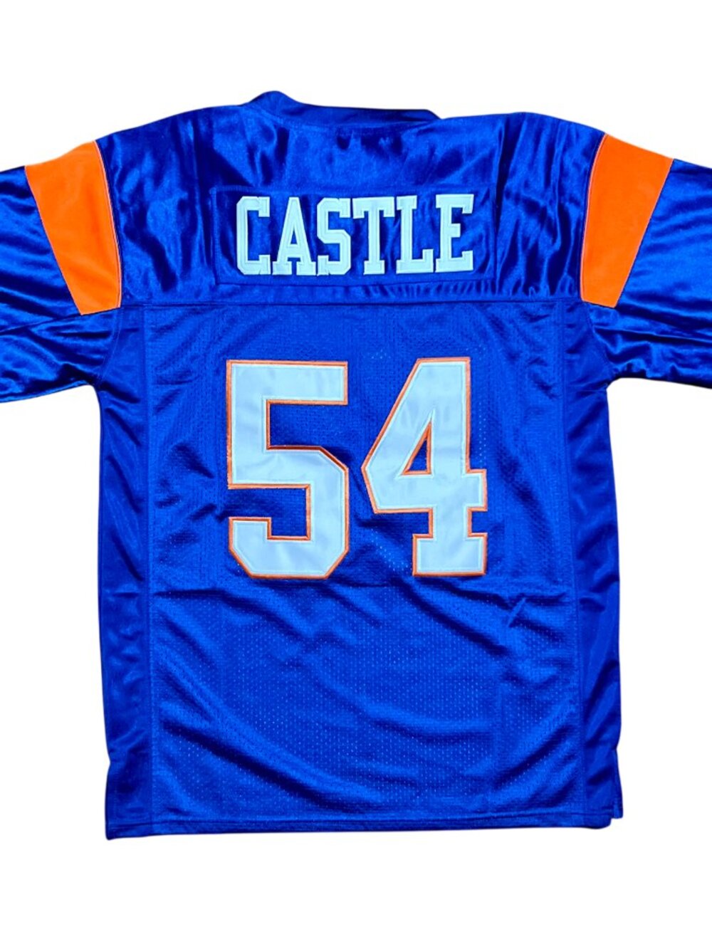 Thad Castle Blue Mountain State Embroidered Football Jersey, Men's Small